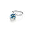 CHANTECLER Anello campanella piccolo in argento e smalti ref. 40733