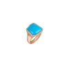 CHANTECLER Anello oro turchese diamanti 41754 armonia autenticità raffinatezza
