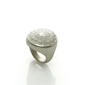 CHANTECLER Anello chevalier grande in argento ref. 36398