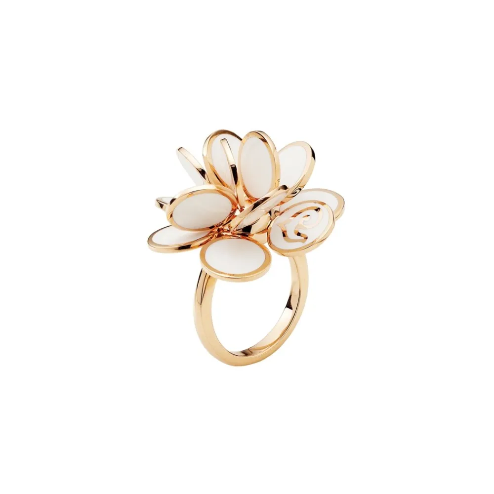 anello_con_paillettes_cha_0.webp CHANTECLER Anello con paillettes in oro rosa e smalto bianco ref. 33607
