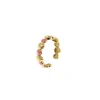 RUE DES MILLE ANELLO CONCHIGLIA SMALTO ROSA ref. AE-AN-CON-R