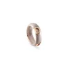 DAMIANI Anello ceramica cappuccino oro rosa diamante 20087258 moderna glamour GH 13