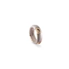 DAMIANI Anello in ceramica cappuccino oro rosa e diamante ref. 20087262