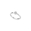 DONNA ORO ANELLO IN ORO BIANCO E DIAMANTI ref. DHAF7362.010