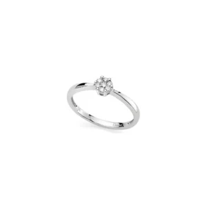 DONNA ORO ANELLO IN ORO BIANCO E DIAMANTI ref. DHAF7362.010
