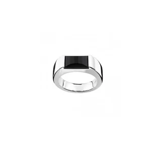 MONTBLANC ANELLO IN ARGENTO E ONICE NERA ref. 36252