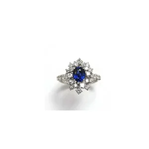 DAMIANI Anello Salvini in oro bianco e zaffiro ref. 81092008