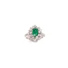 DAMIANI Anello Salvini in oro bianco e smeraldo ref. 81092042