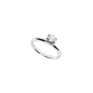 DAMIANI Anello solitario  oro bianco diamante 20087476 misura 13 0,253 ct