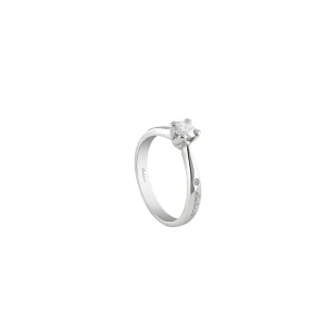 SALVINI Anello solitario in oro bianco con diamanti ref. 20067671