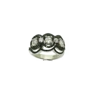 SALVINI Anello trilogy in oro bianco e diamanti ref. 81071111