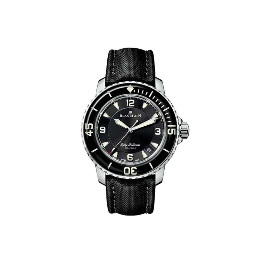 blancpain_fifty_fathoms_a_0-2.webp BLANCPAIN Fifty Fathoms Automatique ref. 5015 1130 52A subacqueo moderno passioneacciaio tela vela