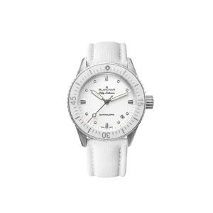 BLANCPAIN Fifty Fathoms Bathyscaphe ref. 5100 1127 W52A subacqueo moderno passione acciaio ceramica Liquidmetal tela vela tessuto ultra-slim eleganza