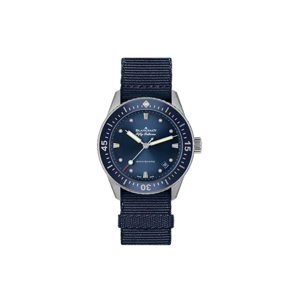 blancpain_fifty_fathoms_b_0-7.webp BLANCPAIN Fifty Fathoms Bathyscaphe ref. 5100 1140 NAOA subacqueo moderno passione acciaio ceramica Liquidmetal Nato