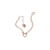 CHANTECLER Bracciale 20 cm cerchio e scudo in oro rosa