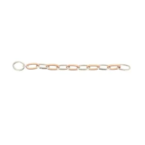 PESAVENTO Bracciale a maglie in argento rodio-rosa ref. WPLVD306