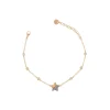 RUE DES MILLE BRACCIALE CASTONI STELLA ZIRCONI rif. BRZ-007-STE