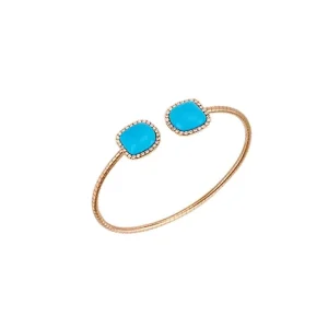 CHANTECLER Bracciale oro turchese diamanti 41658 armonia autenticità raffinatezza
