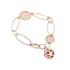 CHANTECLER Bracciale oro rosa con elementi traforati ref. 33074