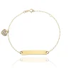 FACCO BRACCIALE colore Giallo con zirconi Simbolo: CUORE "La dolcezza racchiusa nel Cuore"