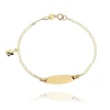 FACCO BRACCIALE  colore Giallo Simbolo:  FARFALLA "La curiosit? di esplorare il Mondo"
