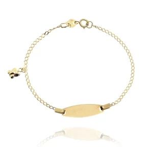 FACCO BRACCIALE  colore Giallo Simbolo:  FARFALLA "La curiosit? di esplorare il Mondo"