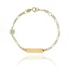 FACCO BRACCIALE colore Giallo, smalto dipinto a mano da Maestri Orafi,?brevettato?e anallergico. Simbolo: ORSETTO "L?amicizia ? il dono pi? bello"