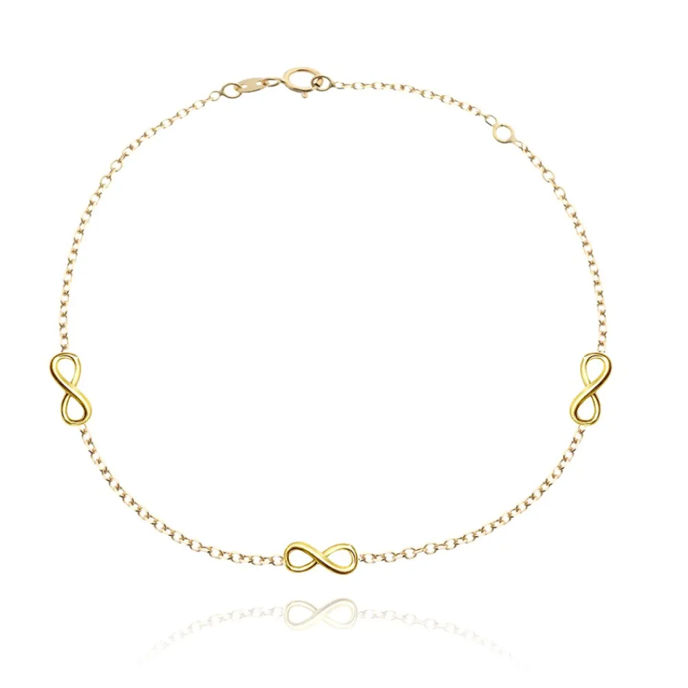 FACCO BRACCIALE  colore Giallo Simbolo:  INFINITO "Il sentimento che non conosce fine"