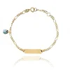 FACCO BRACCIALE  colore Giallo, smalto dipinto a mano da Maestri Orafi,?brevettato?e anallergico. Simbolo:  COCCINELLA "Porta la Fortuna sempre con te"