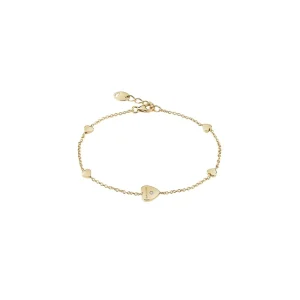 SALVINI Bracciale con cuori in oro giallo e diamanti ref. 20087146