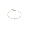 SALVINI Bracciale con cuori in oro rosa e diamanti ref. 20087156