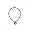 CHANTECLER Bracciale elastico con campanella micro in argento e smalto ref. 37924 S