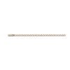 DONNA ORO BRACCIALE MAGLIA MORBIDA ORO ROSA 18 KT MISURA 21