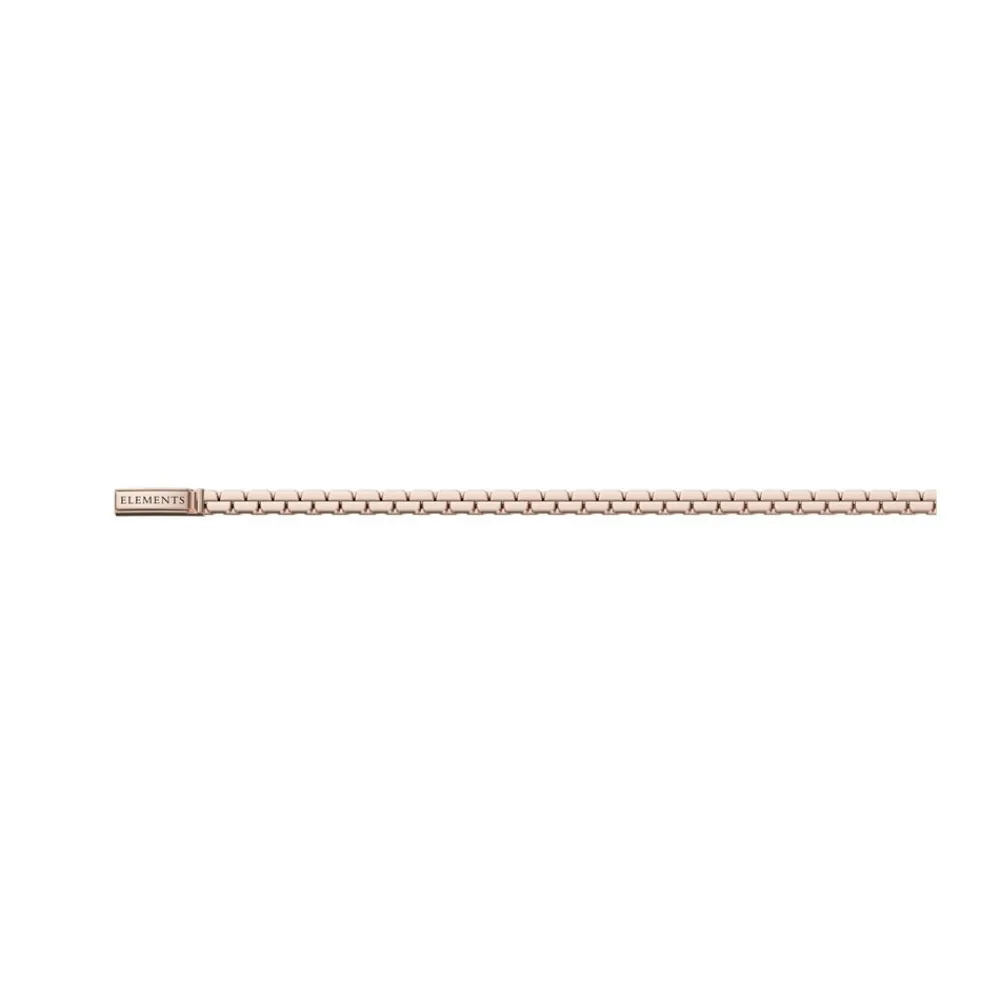 bracciale_maglia_morbida__0-19.webp DONNA ORO BRACCIALE MAGLIA MORBIDA ORO ROSA 18 KT MISURA 20