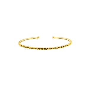 RUE DES MILLE BRACCIALE RIGIDO MANETTA – SMALTO MACULATO rif. BRJ-02-G