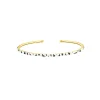 RUE DES MILLE BRACCIALE RIGIDO MANETTA – SMALTO ZEBRATO rif. BRJ-02-Z