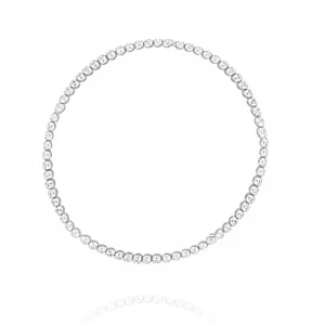 FACCO BRACCIALE Tennis colore Bianco Simbolo:  LINEA "La Vita della felicit?"