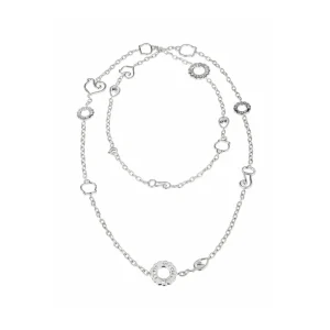CHANTECLER Catena lunga con simboli in argento ref. 38137