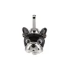 CHANTECLER Ciondolo campanella cane medio in argento smalto e spinello ref. 38580