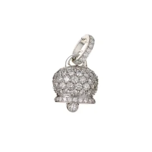CHANTECLER Ciondolo campanella medio in oro e diamanti ref. 17706