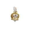 CHANTECLER Ciondolo campanella medio in oro e diamanti ref. 17423