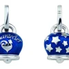 CHANTECLER Ciondolo campanella medio in argento e smalto ref. 31760