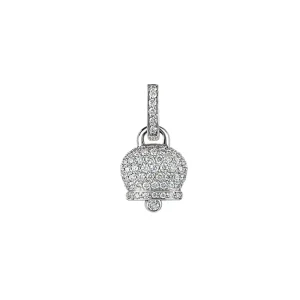 CHANTECLER Ciondolo campanella piccolo in oro e diamanti ref. 19465