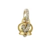CHANTECLER Ciondolo campanella piccolo in oro e diamanti ref. 19461