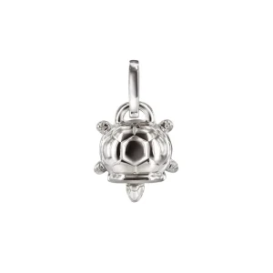 CHANTECLER Ciondolo campanella tartaruga medio in argento e diamanti ref. 31121