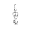 CHANTECLER Ciondolo corno medio in argento ref. 27670