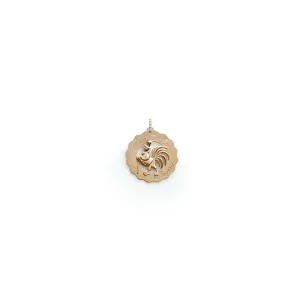 CHANTECLER Ciondolo gallo dandy grande in oro e diamanti ref. 36619