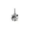 CHANTECLER Ciondolo gatto micro in argento smalto e zaffiri ref. 38577