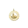 CHANTECLER Ciondolo grande Piazzetta in oro giallo e Diamante