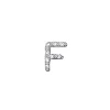 DONNA ORO CIONDOLO LETTERA F ELEMENTS - ORO BIANCO E DIAMANTI ref. DCHF5063F.004